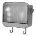 thumbnail image 1 of Jabonera portátil para desagüe, jabonera para ducha, escurridor de esponja Gris, 1 of 8
