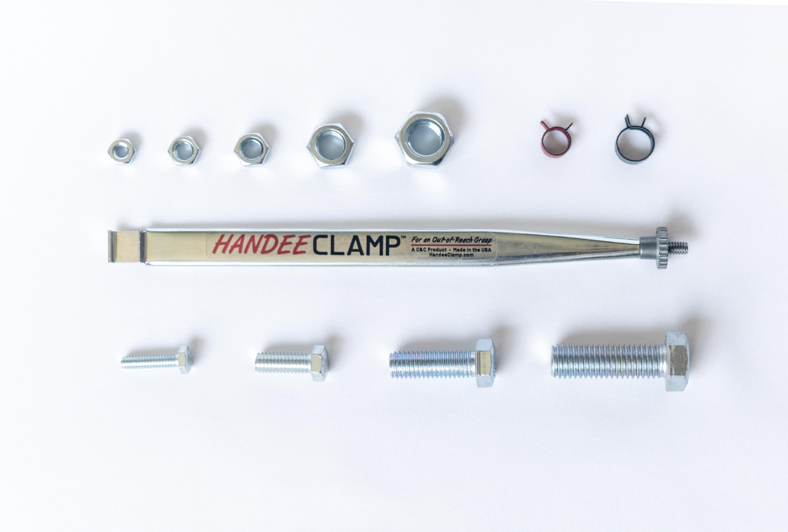 Extension Clamp Tight Reach Tool - Adjustable Jaw Wrench Adapter, 3 Lengths For Hard-to-Reach Bolts & Nuts, Vise Grip Helper