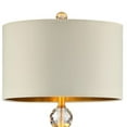 thumbnail image 4 of Floor Lamp with Crystal Orb and Metal Stalk Support, Gold, 4 of 5
