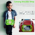 thumbnail image 3 of TECH CIRCLE iPad 10th Generation Case 2022,360°Rotating Stand Multi Functional Handle Ring Heavy Duty Shockproof Rugged Protective Case with Shoulder Strap iPad 10th Generation Case for Kids,Froggreen, 3 of 9