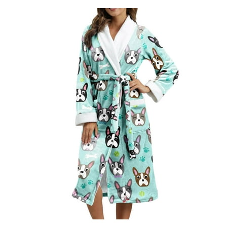 

Woman Long Sleeves Pajamas Cool and Breathable Dress Suitable for Girl Woman Lover Mother