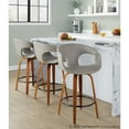 thumbnail image 4 of LumiSource Curva 26" Fixed-Height Counter Stool - Set of 2, 4 of 10