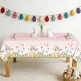 thumbnail image 6 of Easter Tablecloth 54 x 108 Inch, Bunny Egg Flowers Happy Easter Table Cloth, Stain and Wrinkle Resistant Washable Rectangle Table Cover for Spring Holiday Party Picnic Dinner Decor, 6 of 6