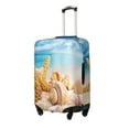 thumbnail image 2 of Vsdgher Beach Starfish Shell Print Luggage Cover Washable Suitcase Cover Protector Anti-scratch Suitcase cover Fits 18-32 Inch Luggage, 2 of 8