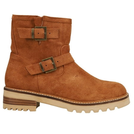 

Corkys Womens Receipts Zippered Boots Ankle Low Heel 1-2