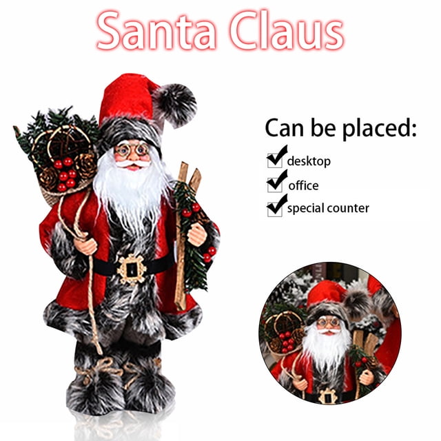 Fiudx Decoración Navideña de Papá Noel, Adorable Muñeco de Nieve y Reno, Acogedor Tema Invernal, Ideal para Familias y Parejas. Incluye 1 Adorno.