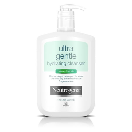Triple Care Cleanser - Neutrogena Ultra Gentle Hydrating Creamy Facial Cleanser, 12 fl. oz