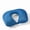 Blue, variant on Press type inflatable U-pillow U-shaped airplane headrest Portable outdoor travel pillow Foldable neck pillow nap