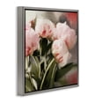 thumbnail image 4 of Stupell Industries Pink Floral Arrangement Botanical & Floral Painting Gray Floater Framed Art Print Wall Art, 18 x 18, 4 of 10