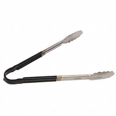 

2Pc Crestware Tong Black 12 in L Stainless Steel MPN:CG12BK