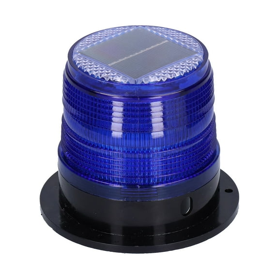 Flashing Light Car Solar Warning Light Night LED Flashing Lamp Blue Lens For Office Building School
