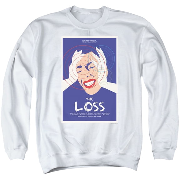 Star Trek Tng Season 4 Episode 10 Adult Crewneck Sweatshirt White