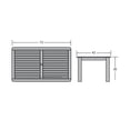 thumbnail image 5 of highwood® Eco-Friendly Rectangular 36x72 Dining Table, 5 of 6