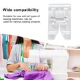 thumbnail image 4 of Clear 7mm Clear Presser Foot Replacement Prevent Skipped Stitches Sewing Machine Presser Foot For Curved Stitches Sewing Machines, 4 of 8