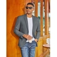 thumbnail image 2 of COOFANDY Mens Casual Business Blazer Slim Fit Two Button Lightweight Sport Coat Single Breasted Suit Jacket, 2 of 6