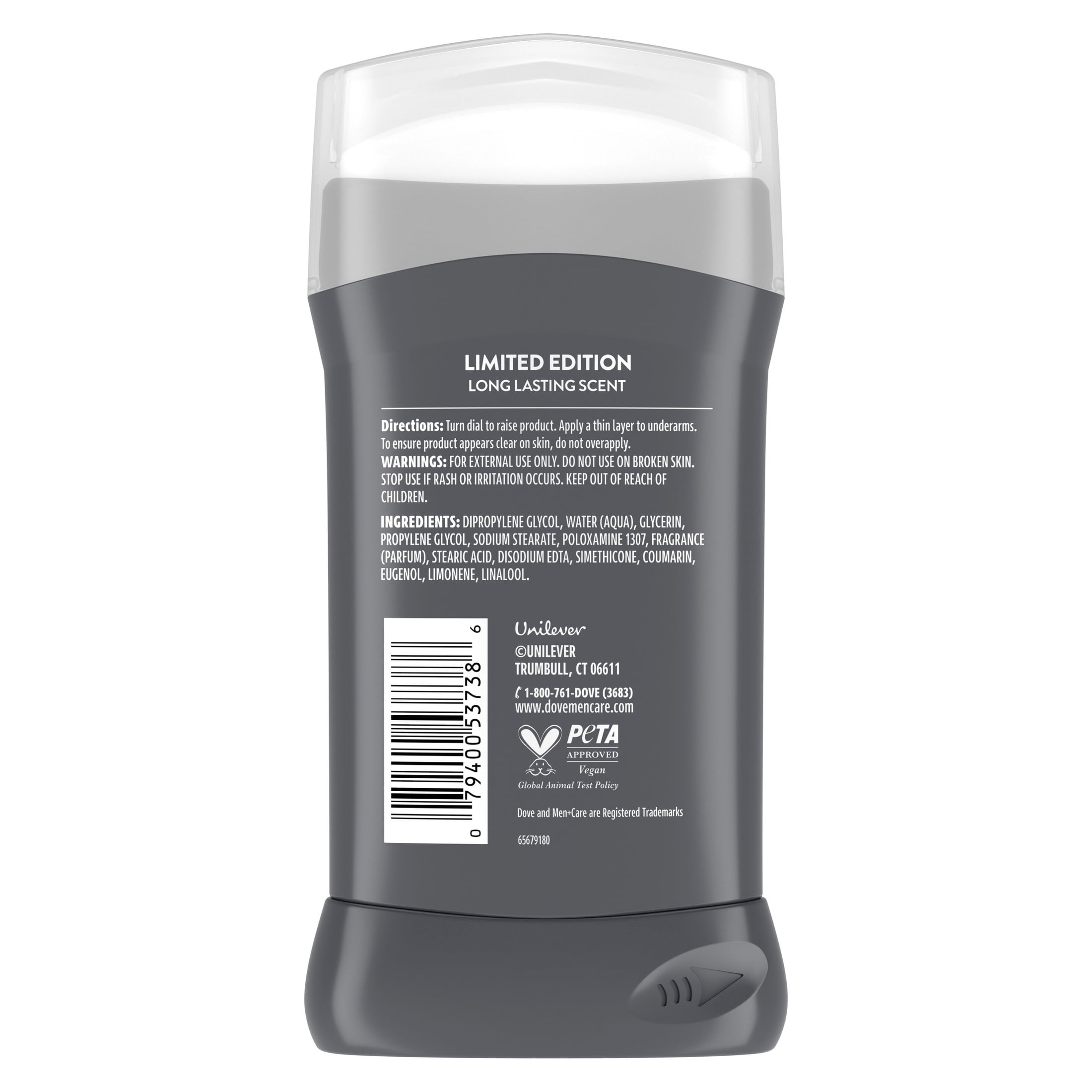 Dove Men+Care Deodorant Stick For Odor Protection & Long-Lasting Scent Limited Edition Hinoki Wood & Juniper With Aluminum-Free Formula, 3 oz