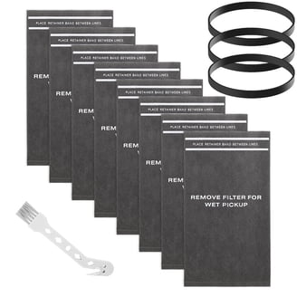 5 Pack DXVA19-4104 Vacuum Bags Replacement For Dewalt 8 Gallon Shop Vac Bags DXV08SA, Compatible