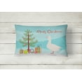 thumbnail image 2 of Carolines Treasures BB9265PW1216 Roman Goose Christmas Canvas Fabric Decorative Pillow, Teal, 12H x16W, multicolor, 2 of 3