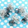 thumbnail image 6 of Guodhu Flashing Led Light up Rings Party Favors Grow in The Dark Party Cocktail Diamond Bling Rings for Birthday Weddings Bridal, 6 of 9