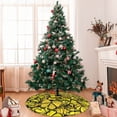 thumbnail image 7 of Picia Yellow Butterflies Print Christmas Tree Skirt , Christmas Tree Skirt Ornaments for Merry Christmas Holiday Party Decorations Indoor Outdoor-36", 7 of 7