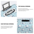 thumbnail image 3 of Kdxio blue Scarf Bear Pattern Luggage Cover for Travel,Elastic and Durable,Fits 18-32 Inch,Anti-Scratch Suitcase Protector-No luggage included, 3 of 5