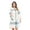 Grey Plaid, variant on Casual Nights - Housecoats For Women, Snap Front Dusters For Women, Pure Cotton House Dresses For Elderly & Young with 2 Pockets, Blue Floral 3X