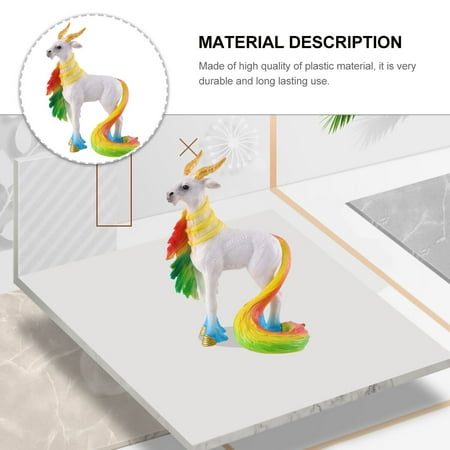 

Sheep Crafts Simulated Animal Model Adorable Animal Static Creative Sheep Crafts Plastic Solid Adornment Funny Kids Toy for Home Office Desktop