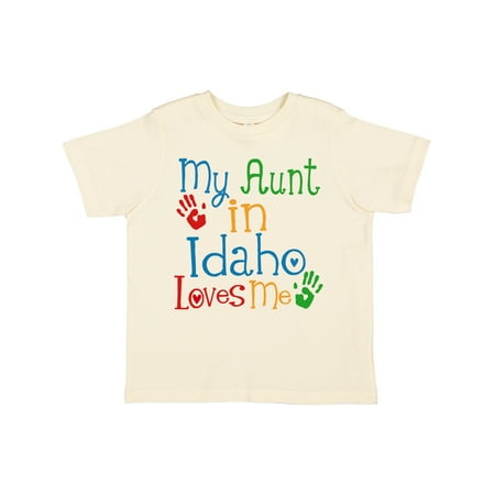 

Inktastic My Aunt in Idaho Loves Me Gift Toddler Boy or Toddler Girl T-Shirt