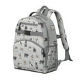 thumbnail image 2 of Boston Terrier Backpack for School,Cute School Bag,Schoolbag with Adjustable Shoulder Straps & Padded Back,15.25"x11.5"x5.25", 2 of 6