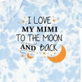 thumbnail image 4 of Inktastic I Love My Mimi to the Moon and Back Boys or Girls Baby Bodysuit, 4 of 5