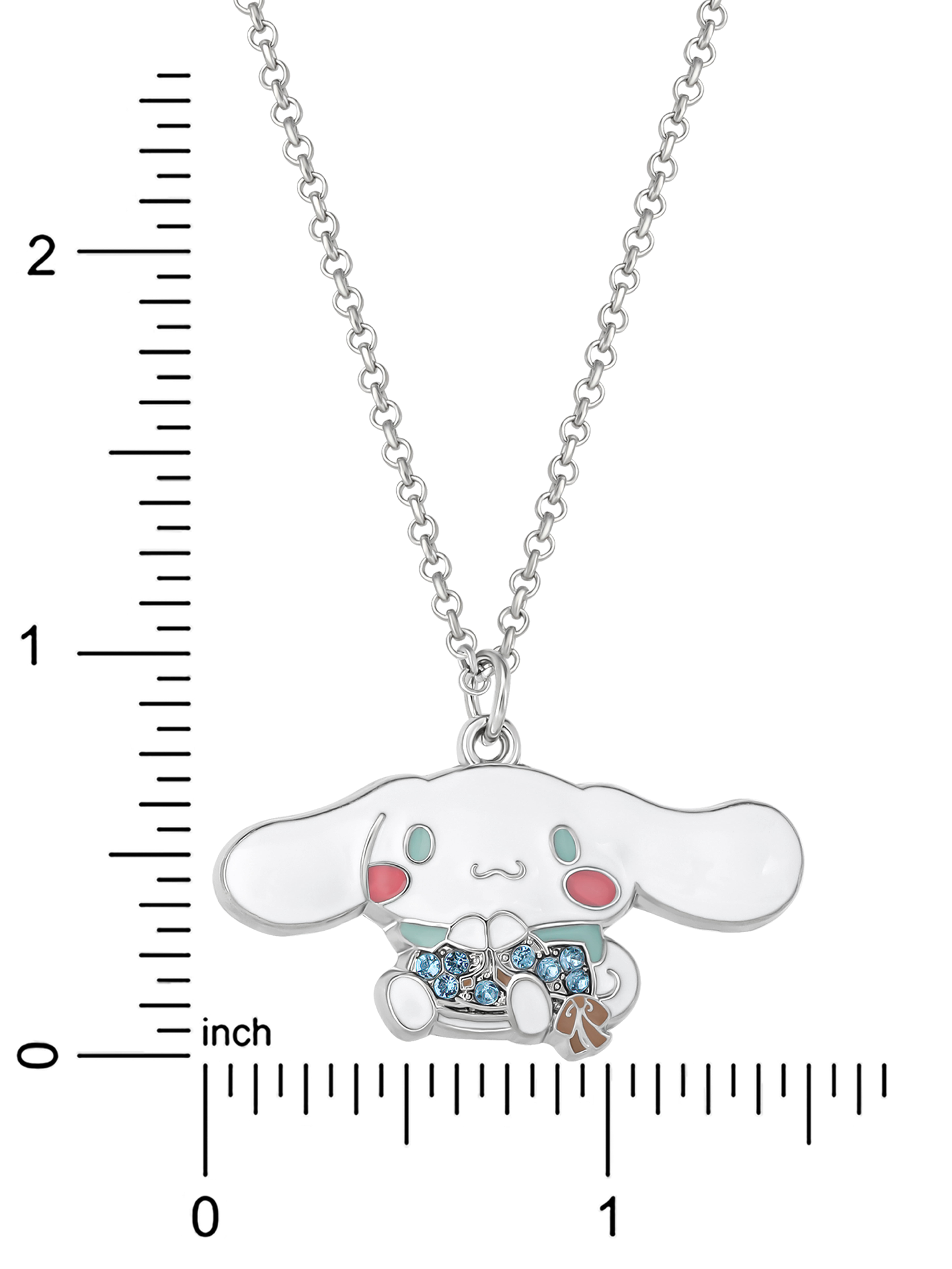 Sanrio Girls/Tween Cinnamoroll Pendant, 16" Chain + 3" Extender