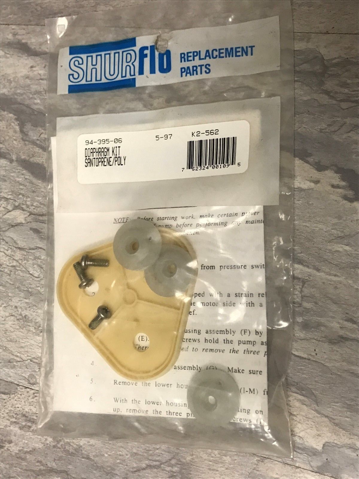 Hy Pro Shurflo 9439506 Diaphragm Kit For 8000 - Walmart.com