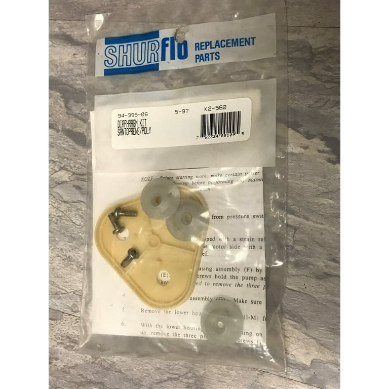 Hy Pro Shurflo 9439506 Diaphragm Kit For 8000 - Walmart.com 