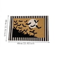 thumbnail image 5 of Dpityserensio Halloween Doormat Black Bat and Moon with Striped Border Non-Slip Washable Indoor Outdoor Rug, Vintage Fall Decor, 5 of 9