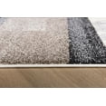 thumbnail image 6 of Rug Branch Contemporary Geometric  Black Brown Indoor Area Rug - 4x6, 6 of 8