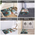 thumbnail image 5 of Sikiie Exotic Birds Forest Print Flannel Anti-slip Floor Mat 16x24in, Thickened Dustproof Entrance Door Mat Floor Mat for Kitchen, Bathroom, Laundry Room, 5 of 7
