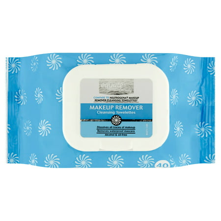 (2 Pack) Equate Beauty Makeup Remover Cleansing Towelettes, 40 (Best Makeup Remover Towelettes)