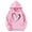 Pink, variant on Womens Hoodies Pullover Valentine's Day Casual Long Sleeve Love Heart Graphic Hooded Sweatshirt Festival Clothing Loose Ladies Hoodies
