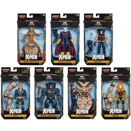 X-Men Marvel Legends Sugar Man Series Set of 7 Action Figures
