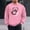 Pink(New), variant on PNTUTB Men's Casual Crew Neck Long Sleeve Fashion Valentine's Day Print Pullover Comfortable Loose Sweatshirts