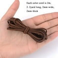 thumbnail image 3 of Holzlrgus Leather Cord Suede String for Bracelet Necklace Beading Jewelry DIY Handmade Crafts, 4 Pieces, 4 Colors(2mm x 2m), 3 of 7