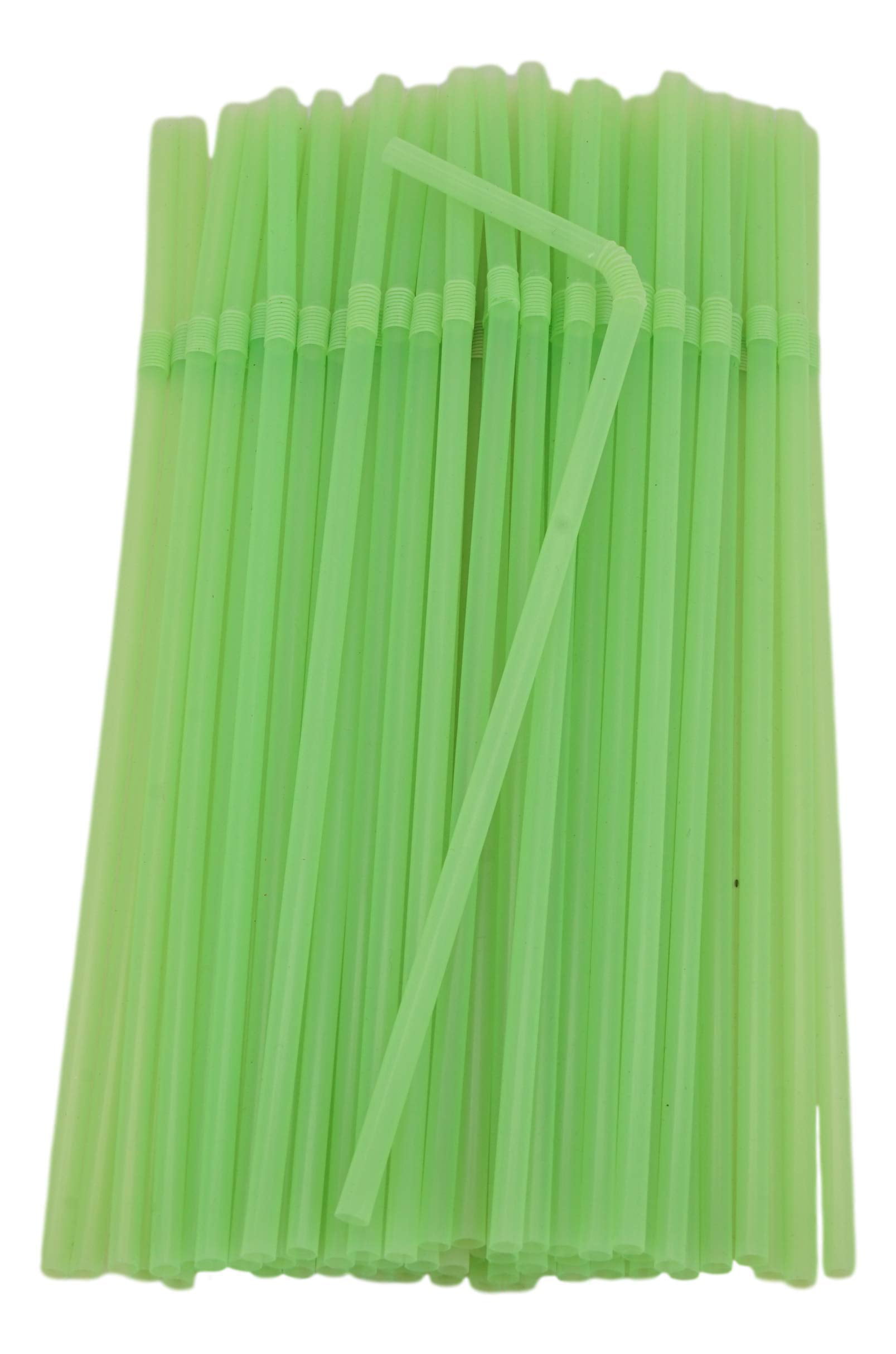 Jacent Individually Wrapped Plastic Neon Flex Drinking Straws: (Pack of  20), 20 packs - Fry's Food Stores