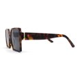 thumbnail image 3 of Womens Sharp Square Rectangular Minimal Butterfly Sunglasses Tortoise Black, 3 of 4