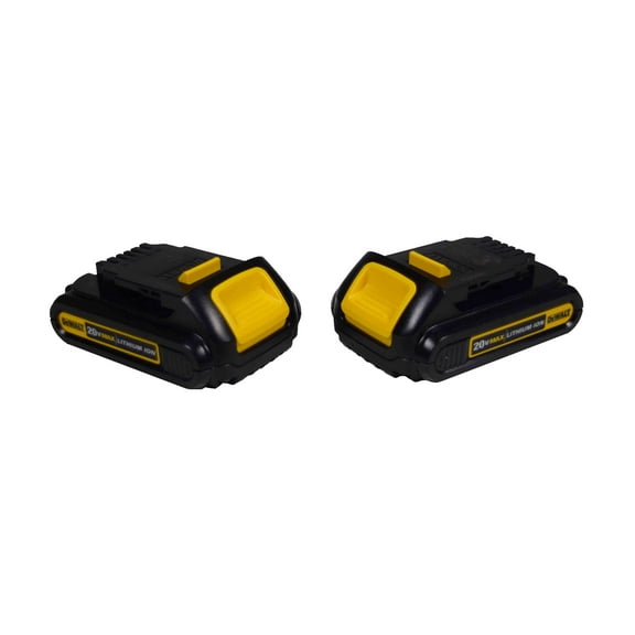 DeWalt DCB201-2 20-Volt MAX Li-Ion Battery Pack 1.5Ah (2-Pack)