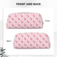 thumbnail image 5 of Uemuo Cute Flamingo with Heart Printed Leather Pencil Case, Pencil Pouch, Portable Pencil Bag, Pen Case for& Office, 5 of 7