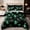 Green, variant on 3pcs King Super Soft Fashion Sense Of Technology Grid Thickening Quilt Set Contains Padding 180Gsm Quilting Soft Ventilate Digital Printing Bedroom Dormitory