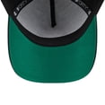 thumbnail image 5 of Men's New Era Black Miami Marlins Team Color A-Frame 9FORTY Adjustable Hat, 5 of 5
