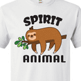 thumbnail image 4 of Inktastic My Spirit Animal is a Sloth with Sloth Illustration T-Shirt, 4 of 5