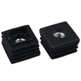 thumbnail image 2 of 100 Sets 45mm Base Dia Adjustable Leveling Foot 25mmx25mm Square Tube Insert Kit, 2 of 5