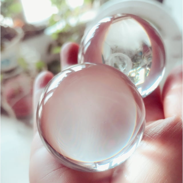 Bola de precisión acrílica transparente sólida +/-0,005", pequeñas esferas transparentes de resina PMMA